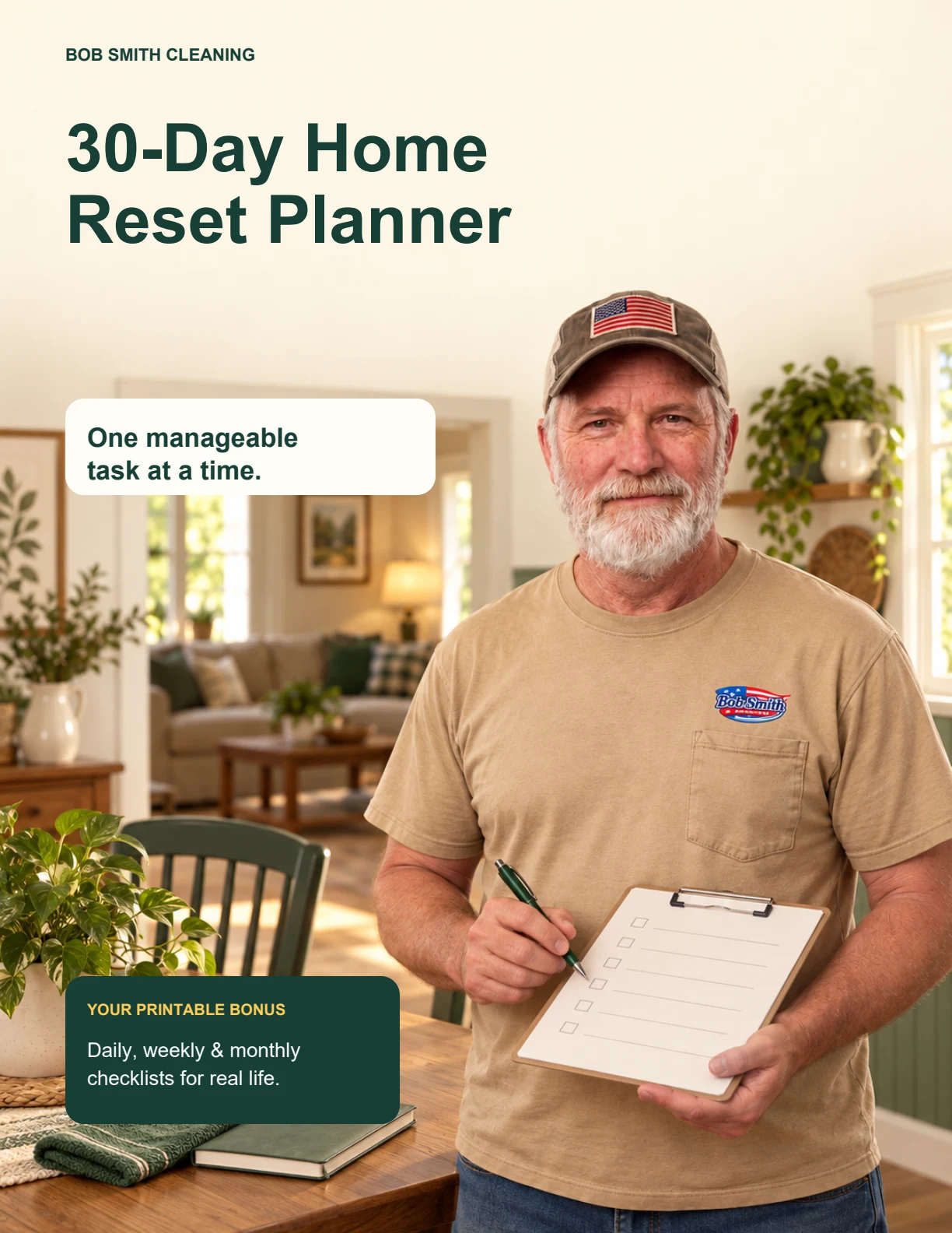 30-Day Home Reset Planner cover
